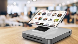 kiosk device in counter